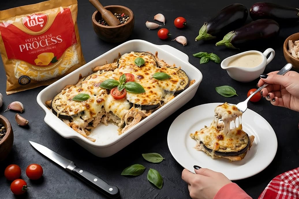 Chicken and Eggplant Gratin