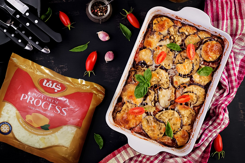 رسپی گراتن مرغ و بادمجان - جلفا 